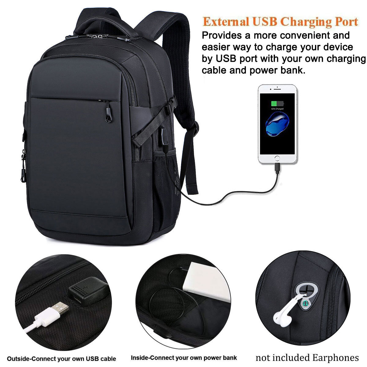 Expandable Carry on Backpack Extra Large Travel Backpack Weekender Backpack