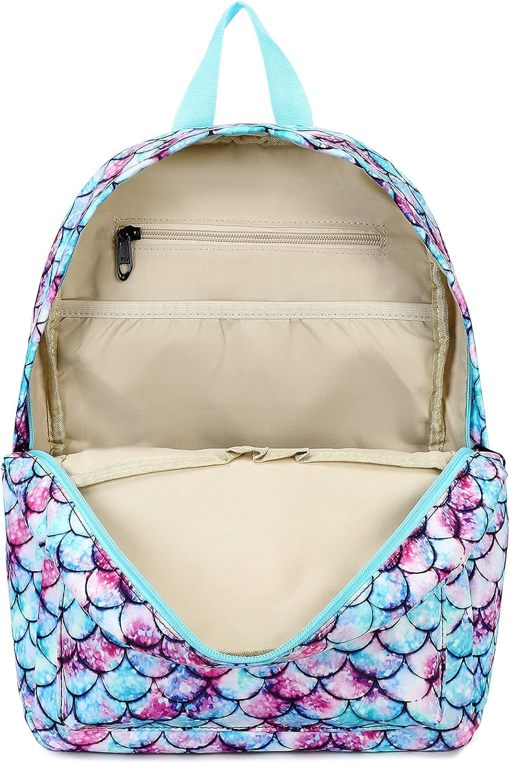 Girls Backpack Preschool School Bag for Kids Elementary Kindergarten Backpack Bookbag (Mermaid)