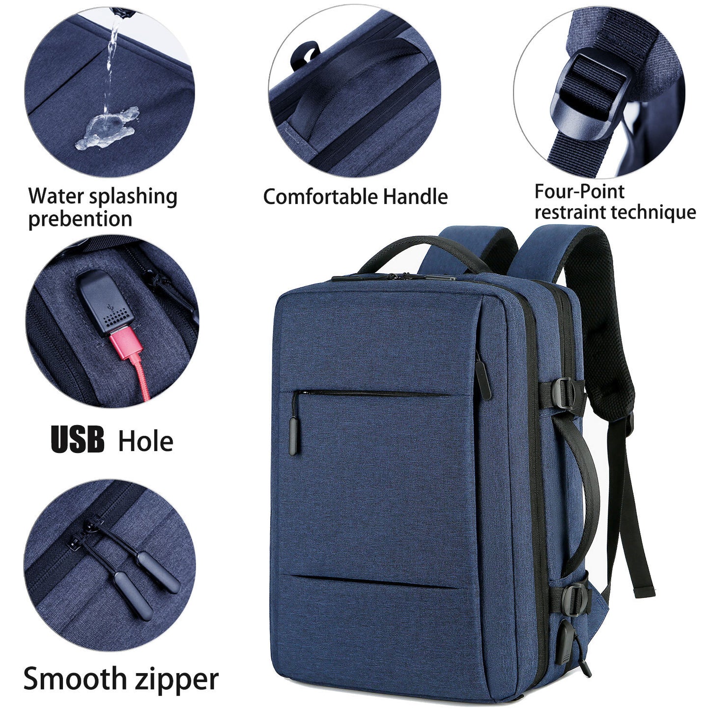 Expandable Carry on Backpack Extra Large Travel Backpack Weekender Backpack