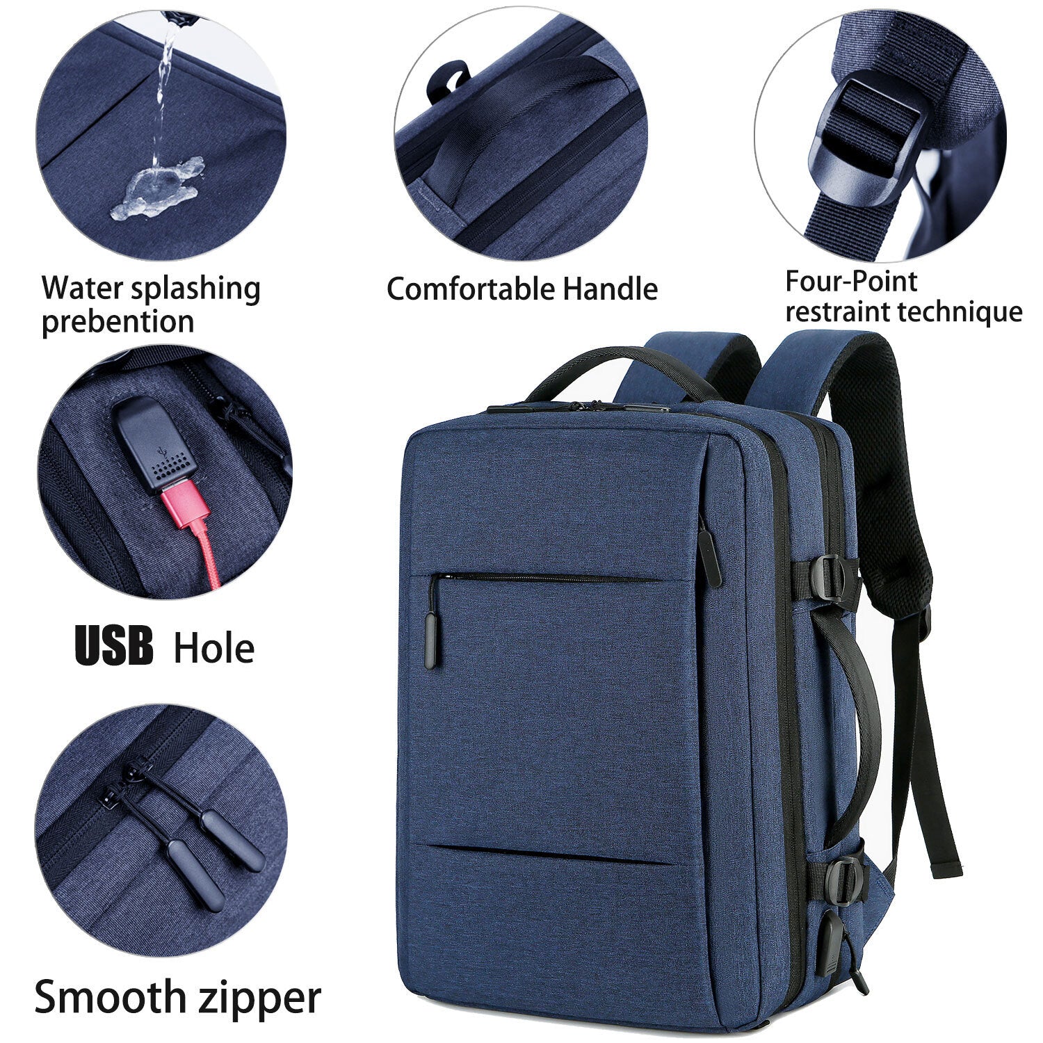 Expandable Carry on Backpack Extra Large Travel Backpack Weekender Backpack