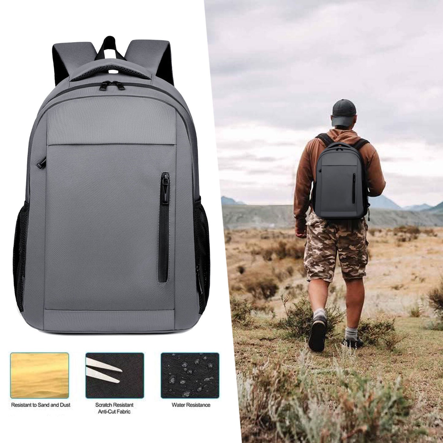 Expandable Carry on Backpack Extra Large Travel Backpack Weekender Backpack