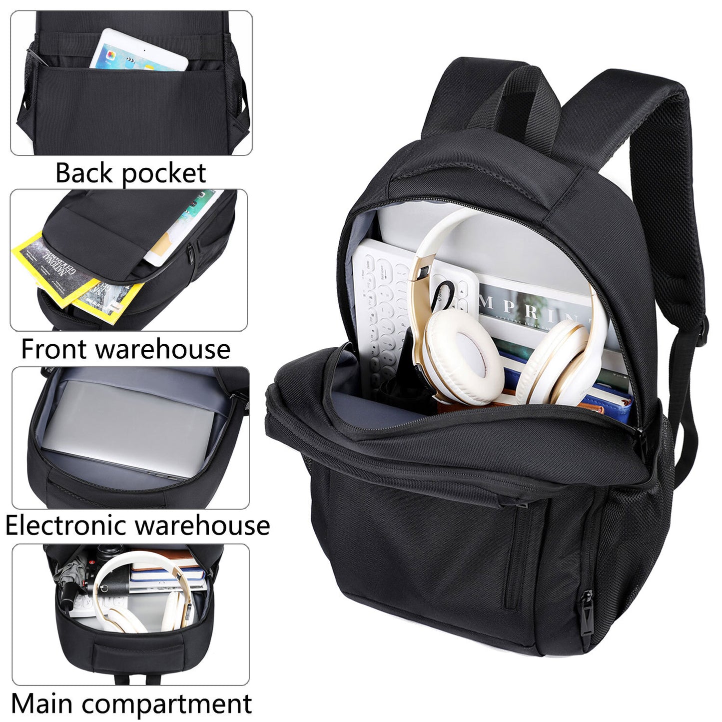 Expandable Carry on Backpack Extra Large Travel Backpack Weekender Backpack