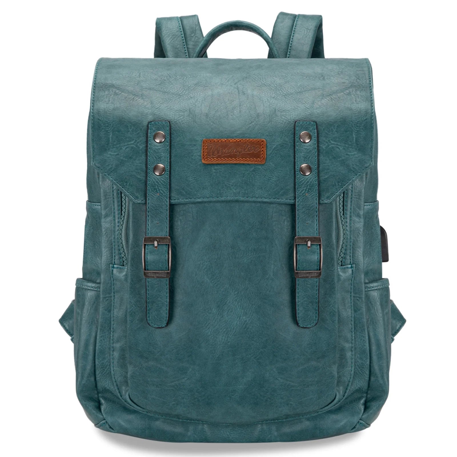 Wrangler Leather Backpack Purse for Women Laptop Backpack Fashion Pink Backpack, Jean