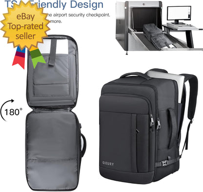 Carry on Backpack 50L Travel Backpack Luggage Backpack TSA Flight Approved