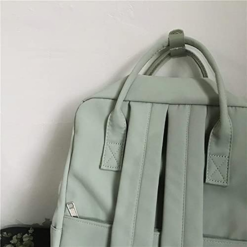 Aesthetic Backpack Cute Kawaii Backpack for School Backpack Cute Aesthetic (Light Green)