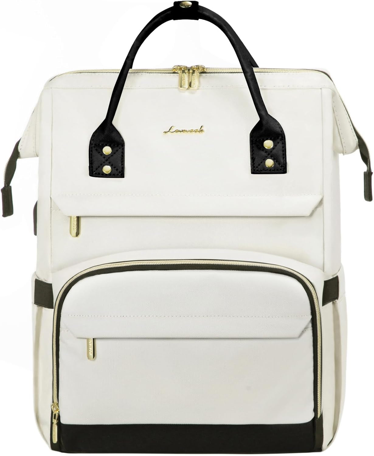 Travel Laptop Backpack for Women Fashion Computer Backpack Purse for Work Business Teacher Nurse Bag 15.6-Inch Casual Daypack Airline Approved with USB Port