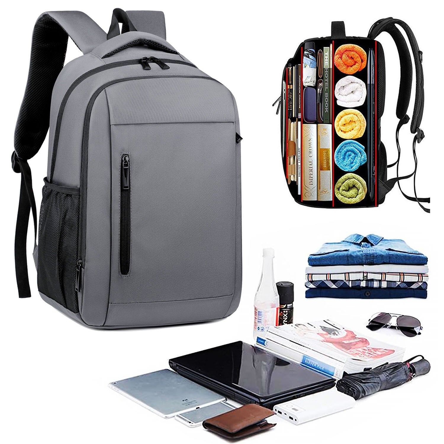 Expandable Carry on Backpack Extra Large Travel Backpack Weekender Backpack